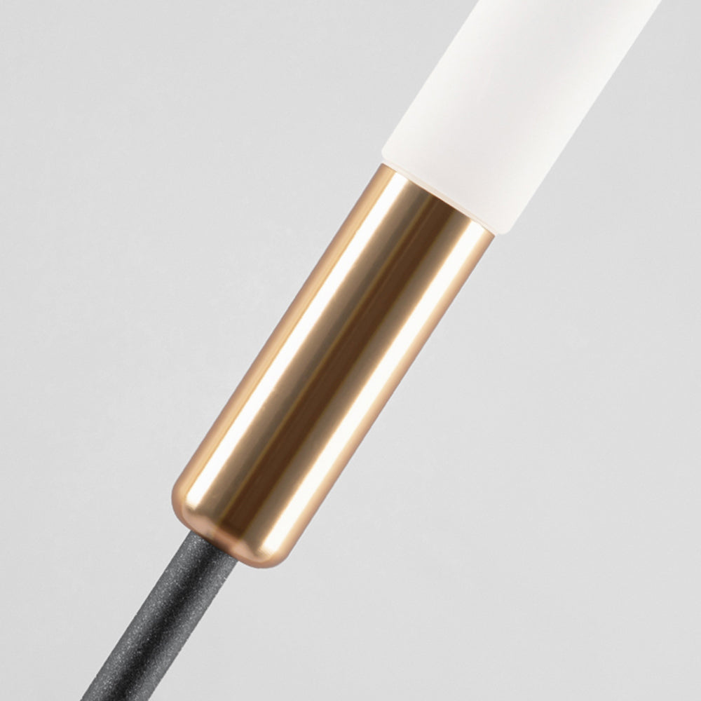 Ray Modern Reed Solar Outdoor Post Light