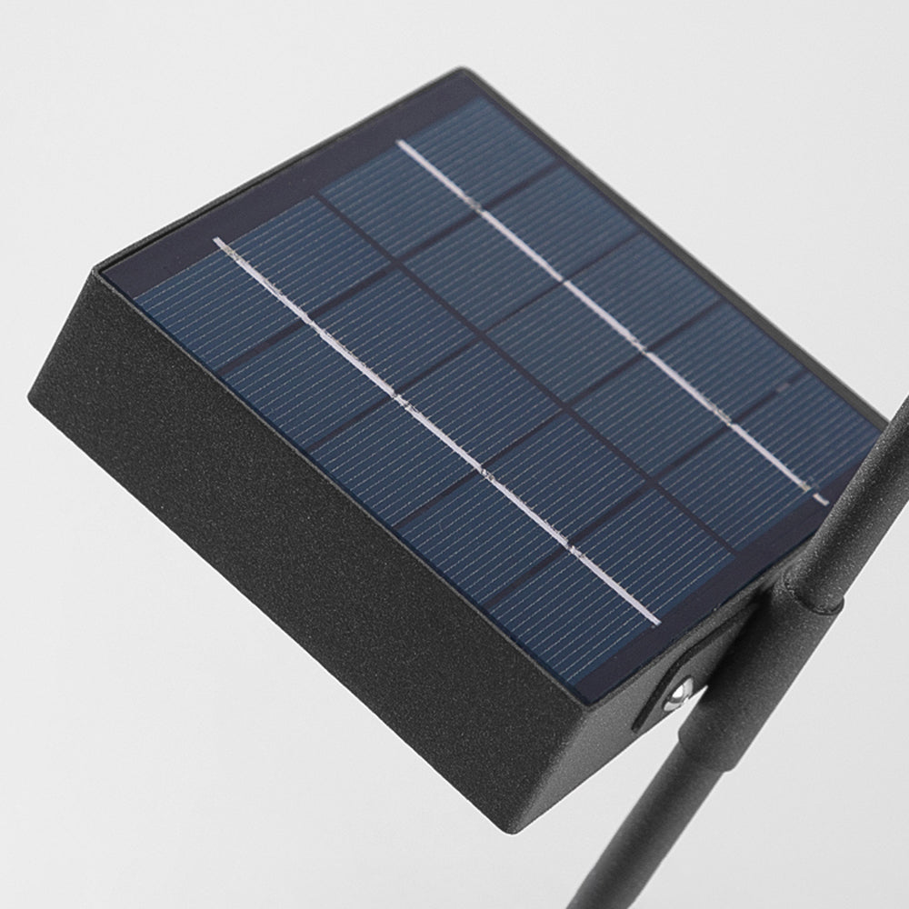 Ray Modern Reed Solar Outdoor Post Light