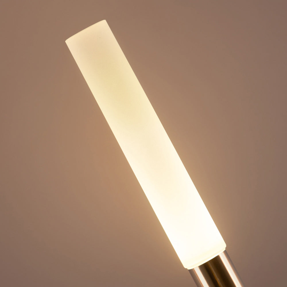 Ray Modern Reed Solar Outdoor Post Light