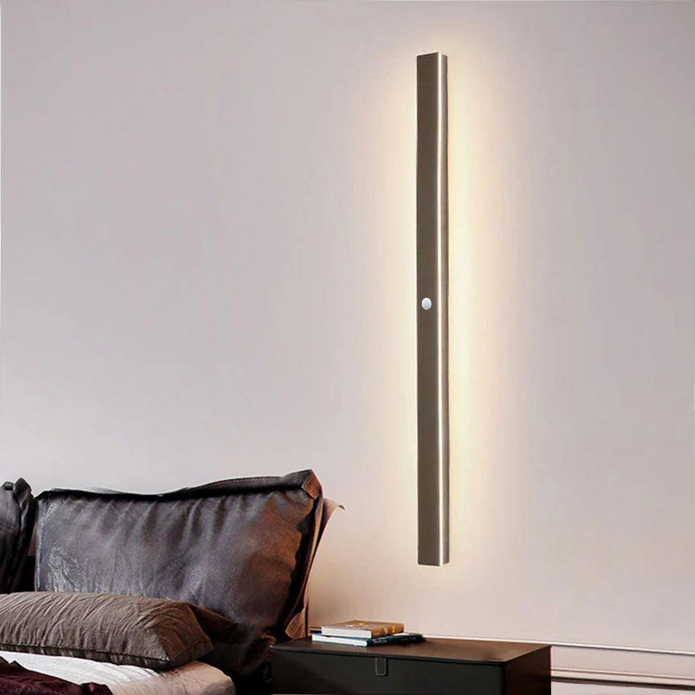 Arisha Sleek Minimalist Rimless Linear Outdoor Wall Light