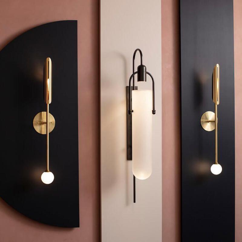 Liororaya Wall Lamp Arc Glass Modern