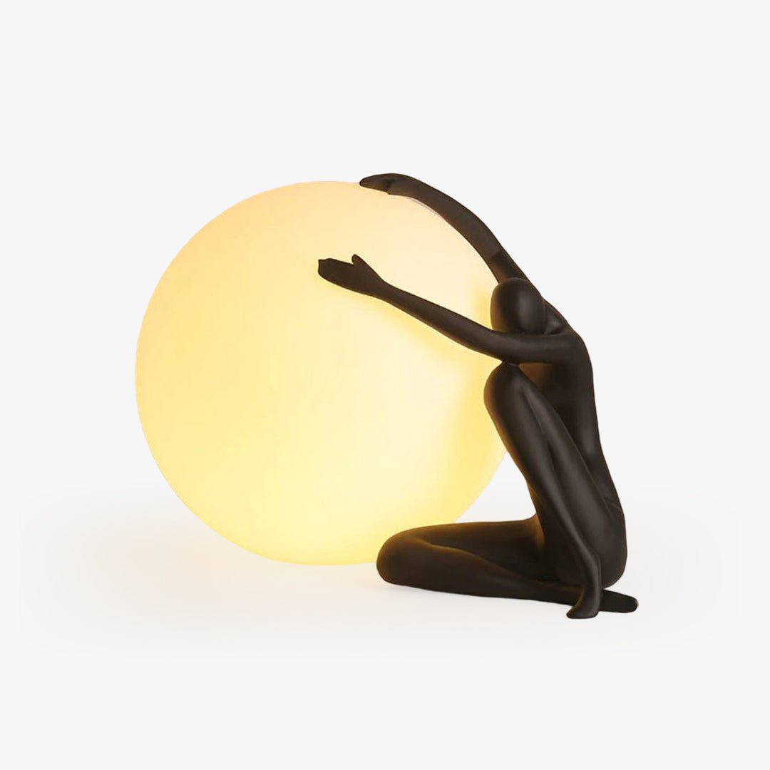 Cosmo Humanoid Ball Holding Table Lamp