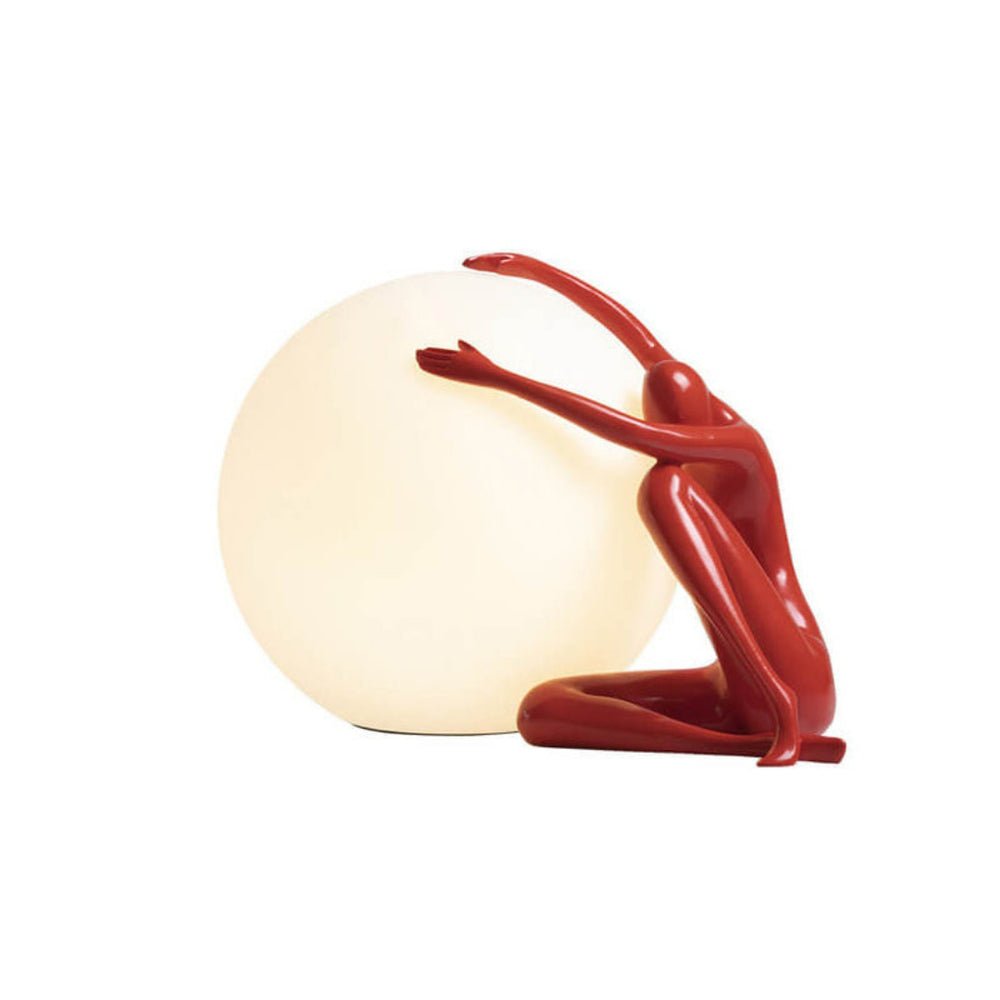 Cosmo Humanoid Ball Holding Table Lamp