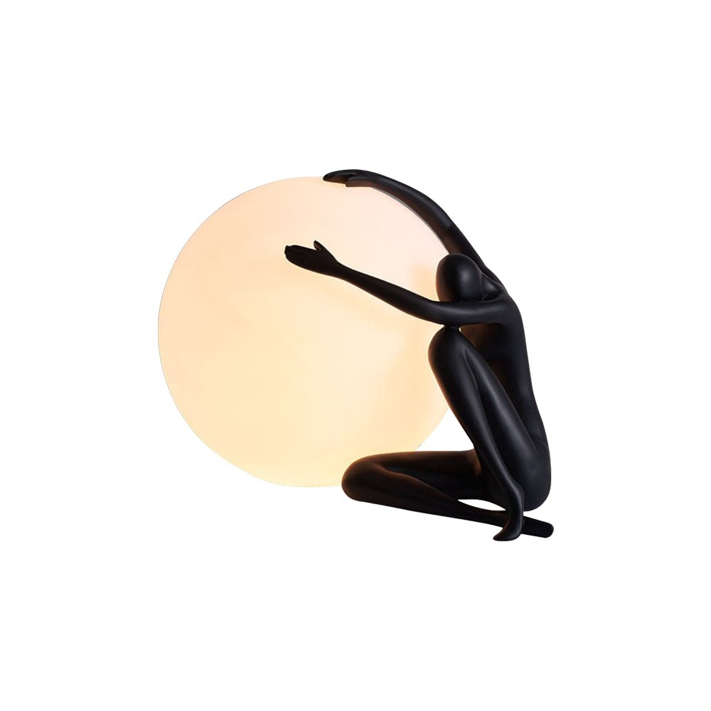 Cosmo Humanoid Ball Holding Table Lamp
