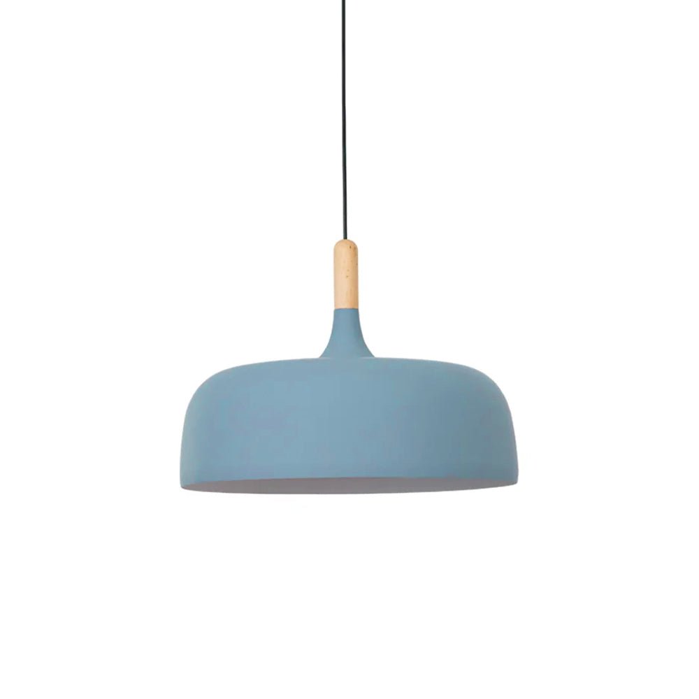 Sylivenne Pendant Lamp White Shade Wood