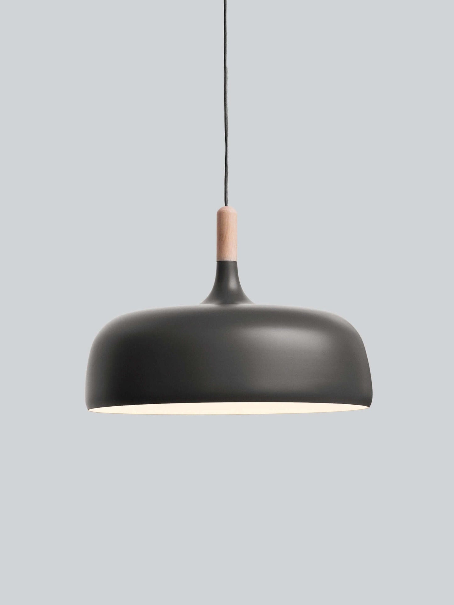 Sylivenne Pendant Lamp White Shade Wood