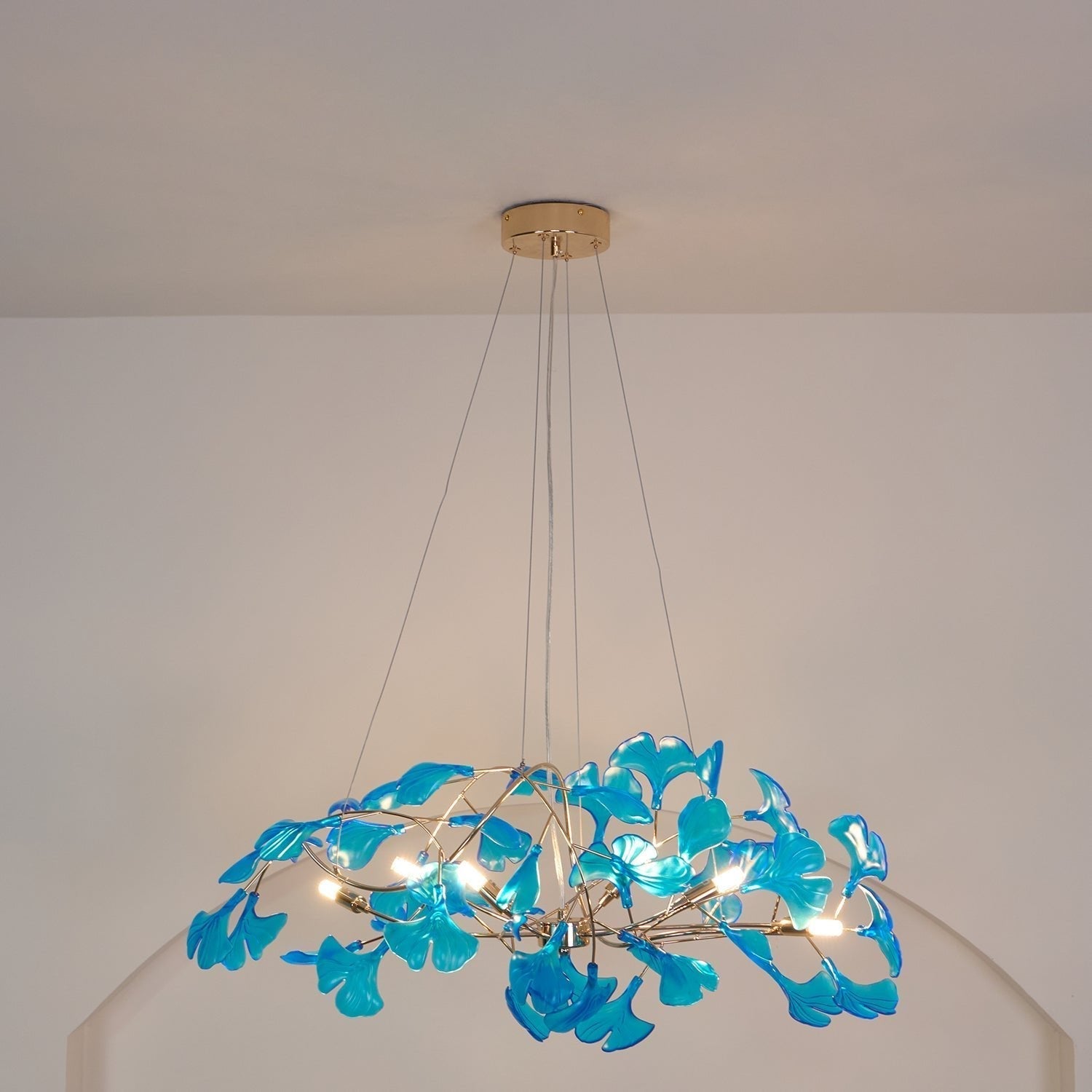 Ralenis Luxury Ginkgo Leaf Chandelier