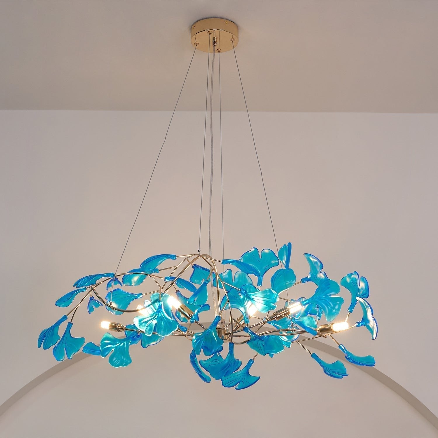 Ralenis Luxury Ginkgo Leaf Chandelier