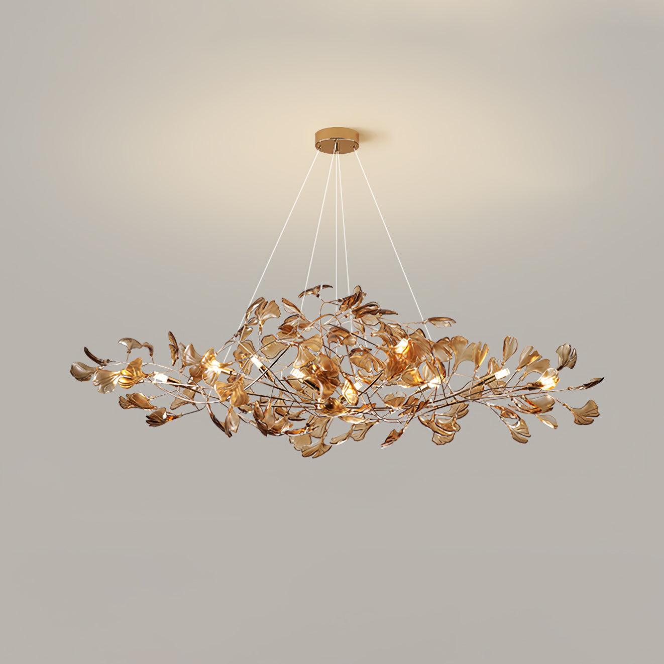 Ralenis Luxury Ginkgo Leaf Chandelier