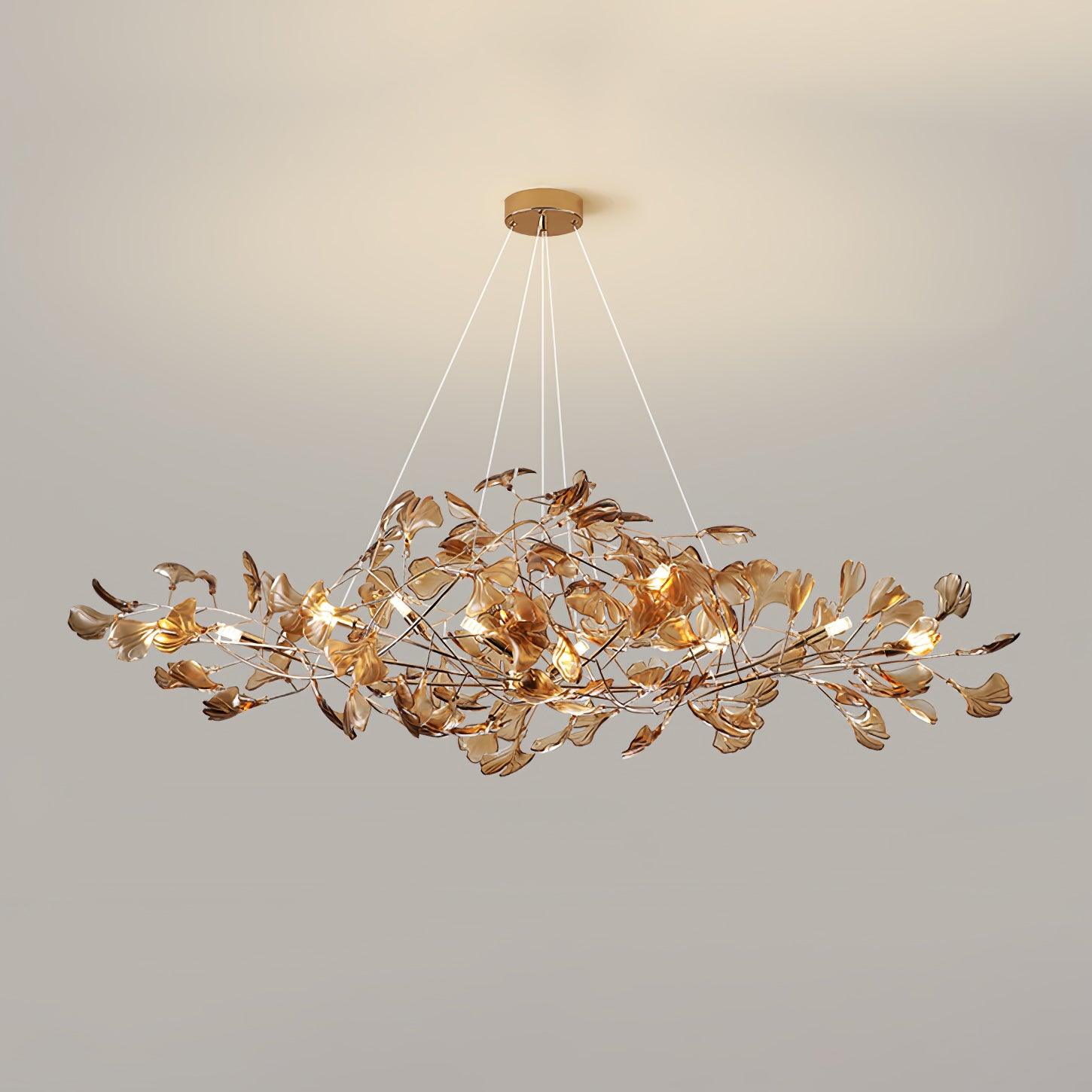 Ralenis Luxury Ginkgo Leaf Chandelier