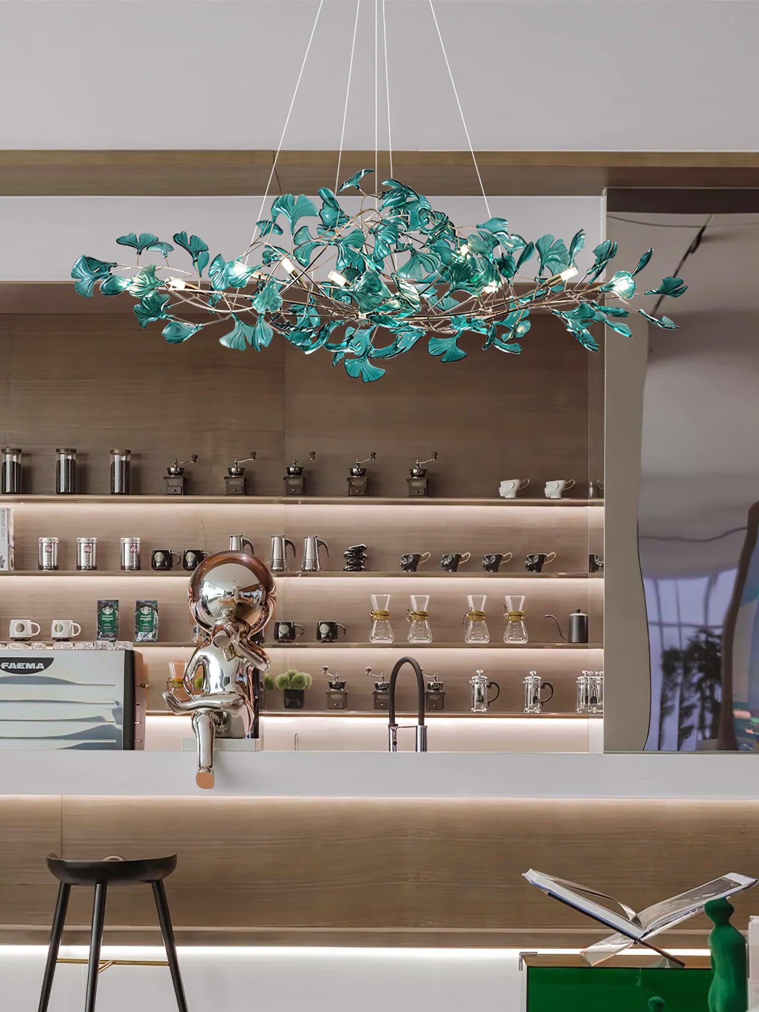 Ralenis Luxury Ginkgo Leaf Chandelier