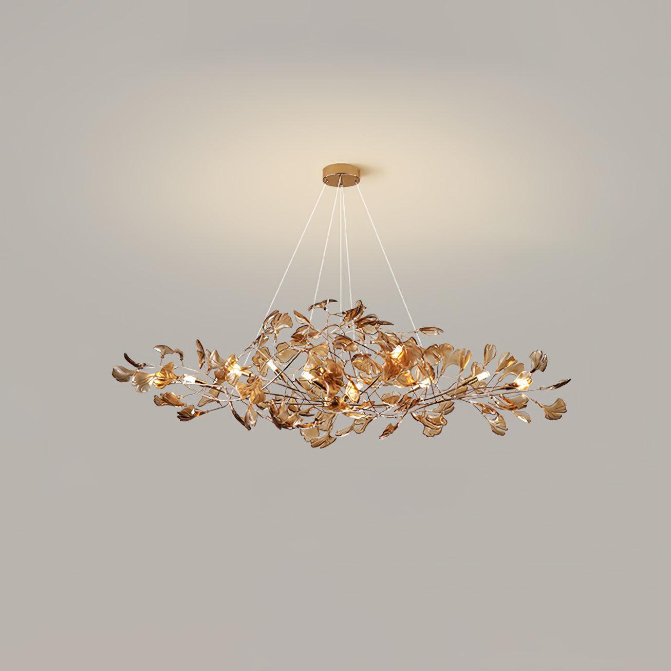 Ralenis Luxury Ginkgo Leaf Chandelier