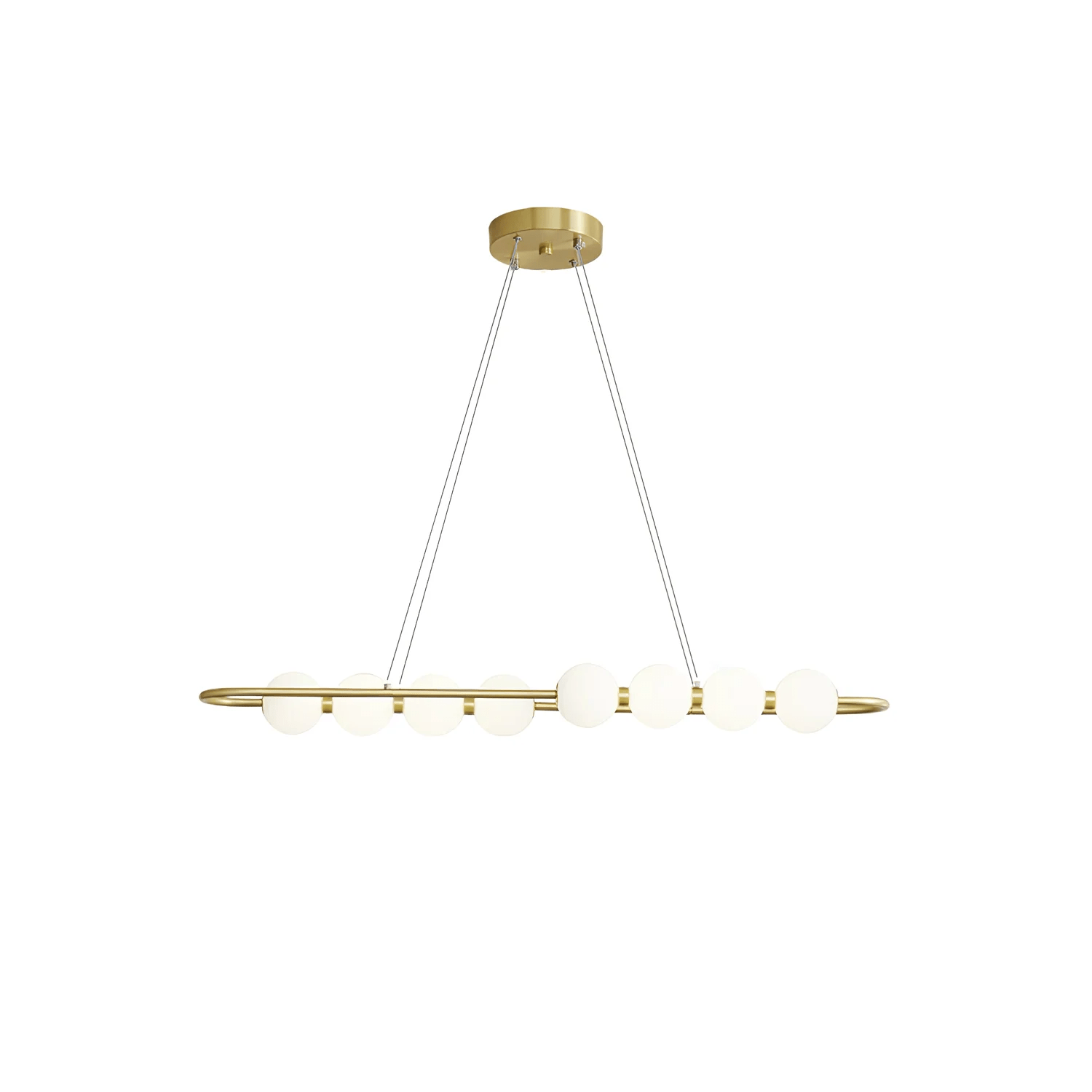 Hevrin Elegance Art Pearls Plastic Chandelier