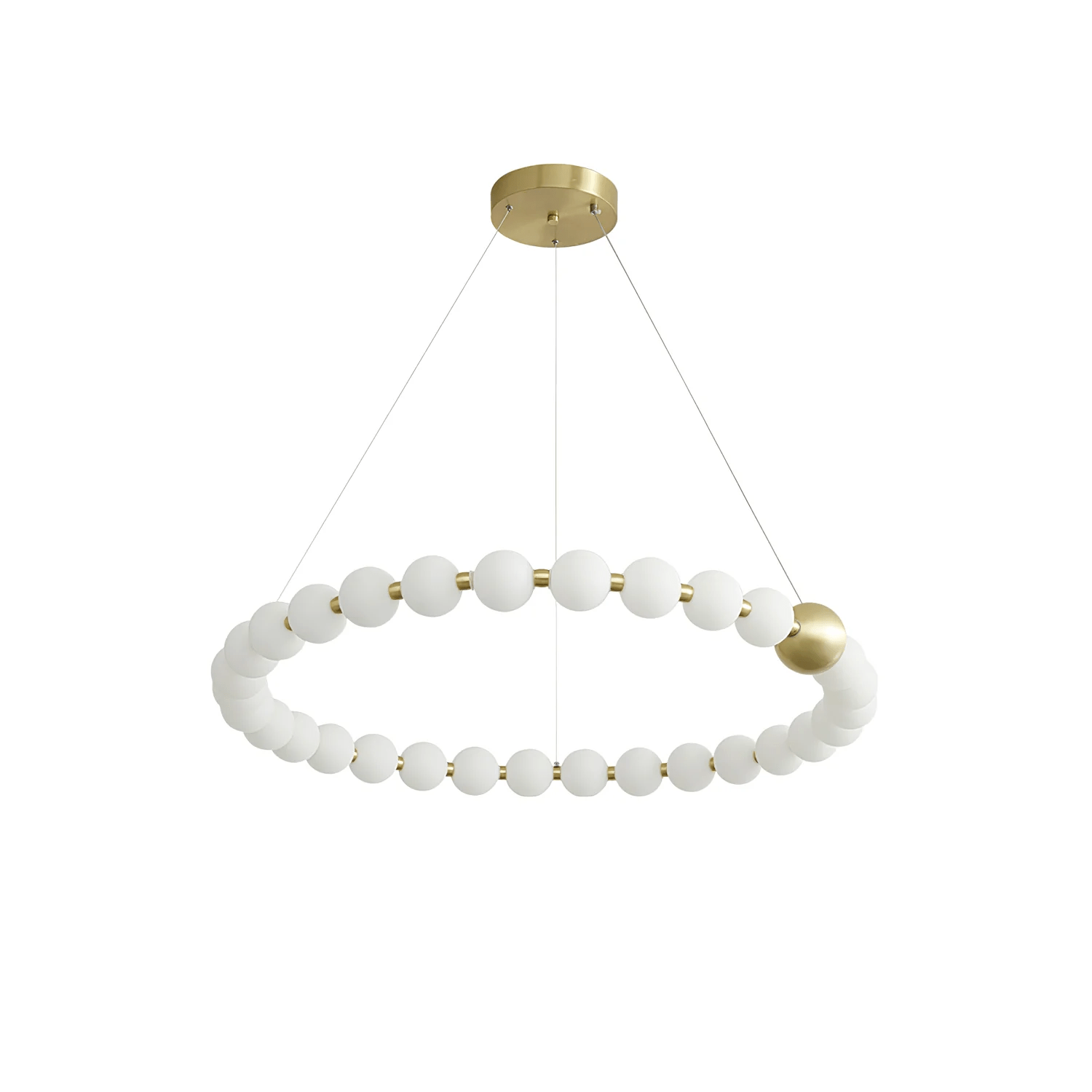 Hevrin Elegance Art Pearls Plastic Chandelier