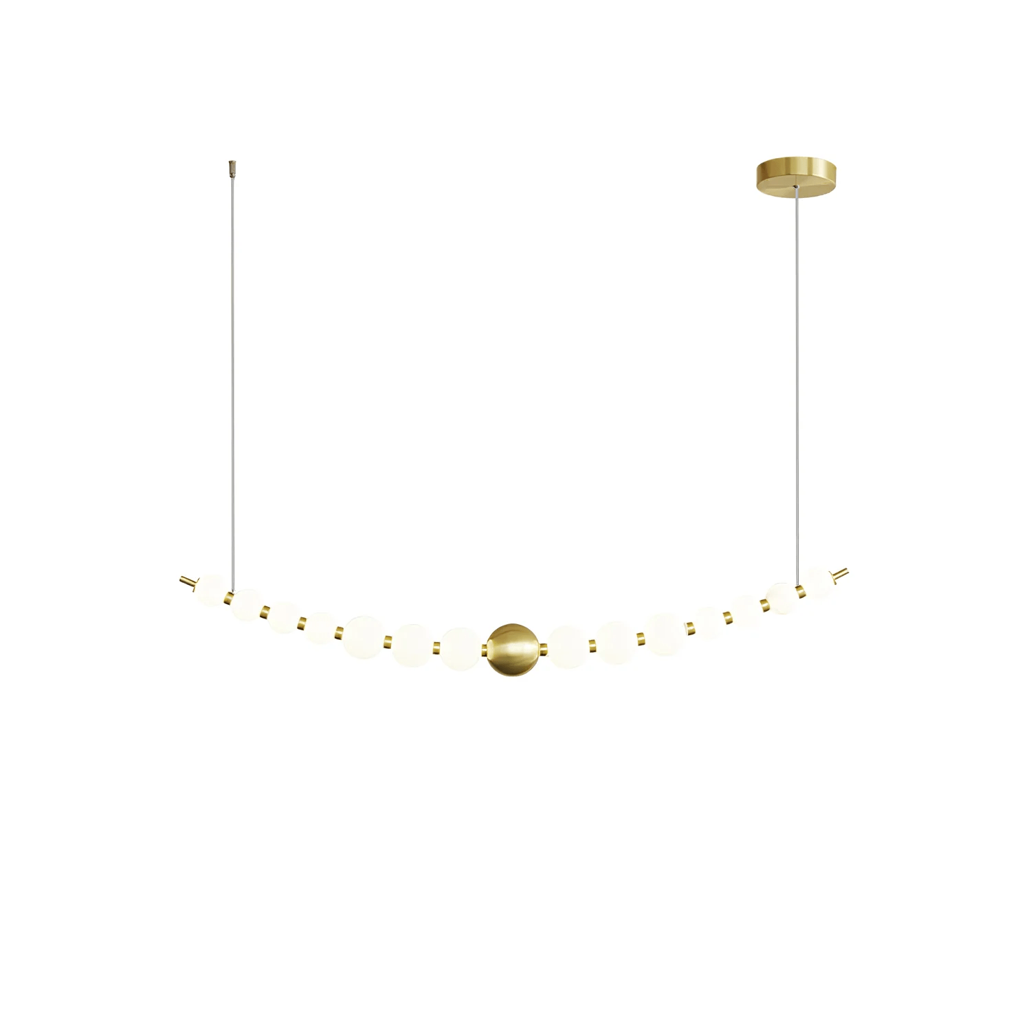 Hevrin Elegance Art Pearls Plastic Chandelier