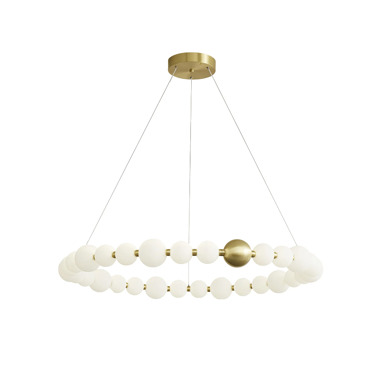 Hevrin Elegance Art Pearls Plastic Chandelier