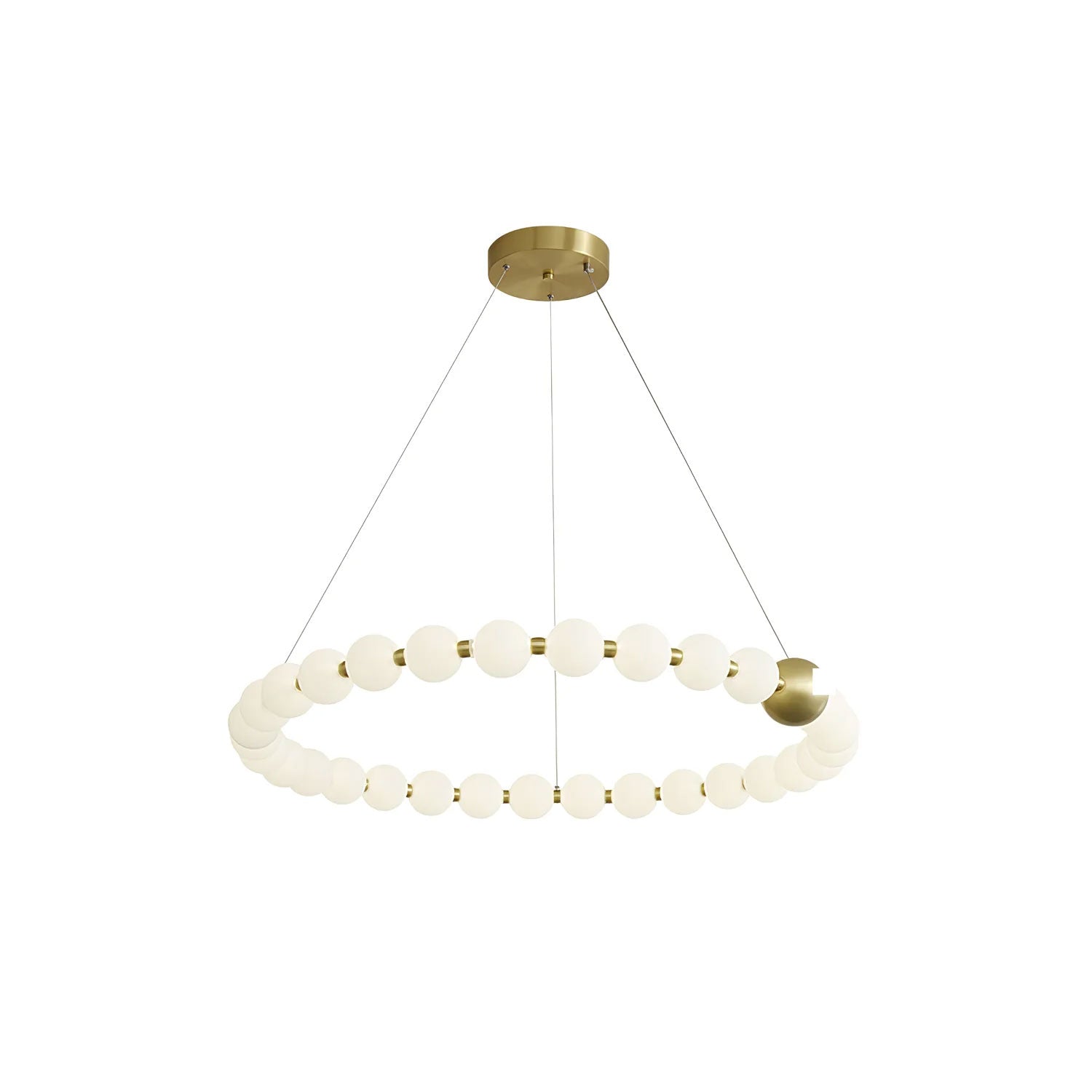 Hevrin Elegance Art Pearls Plastic Chandelier