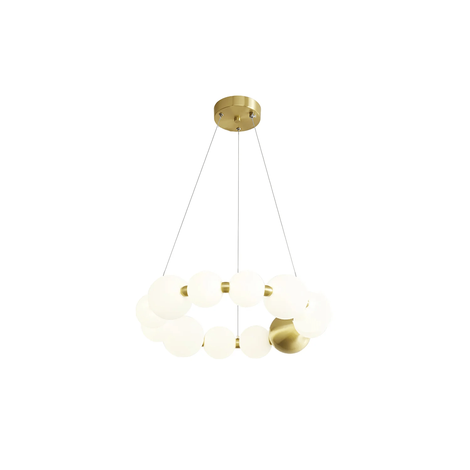 Hevrin Elegance Art Pearls Plastic Chandelier