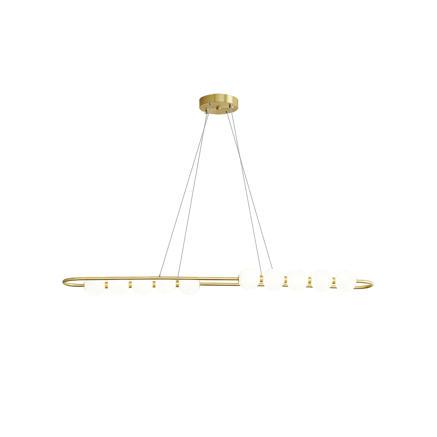 Hevrin Elegance Art Pearls Plastic Chandelier