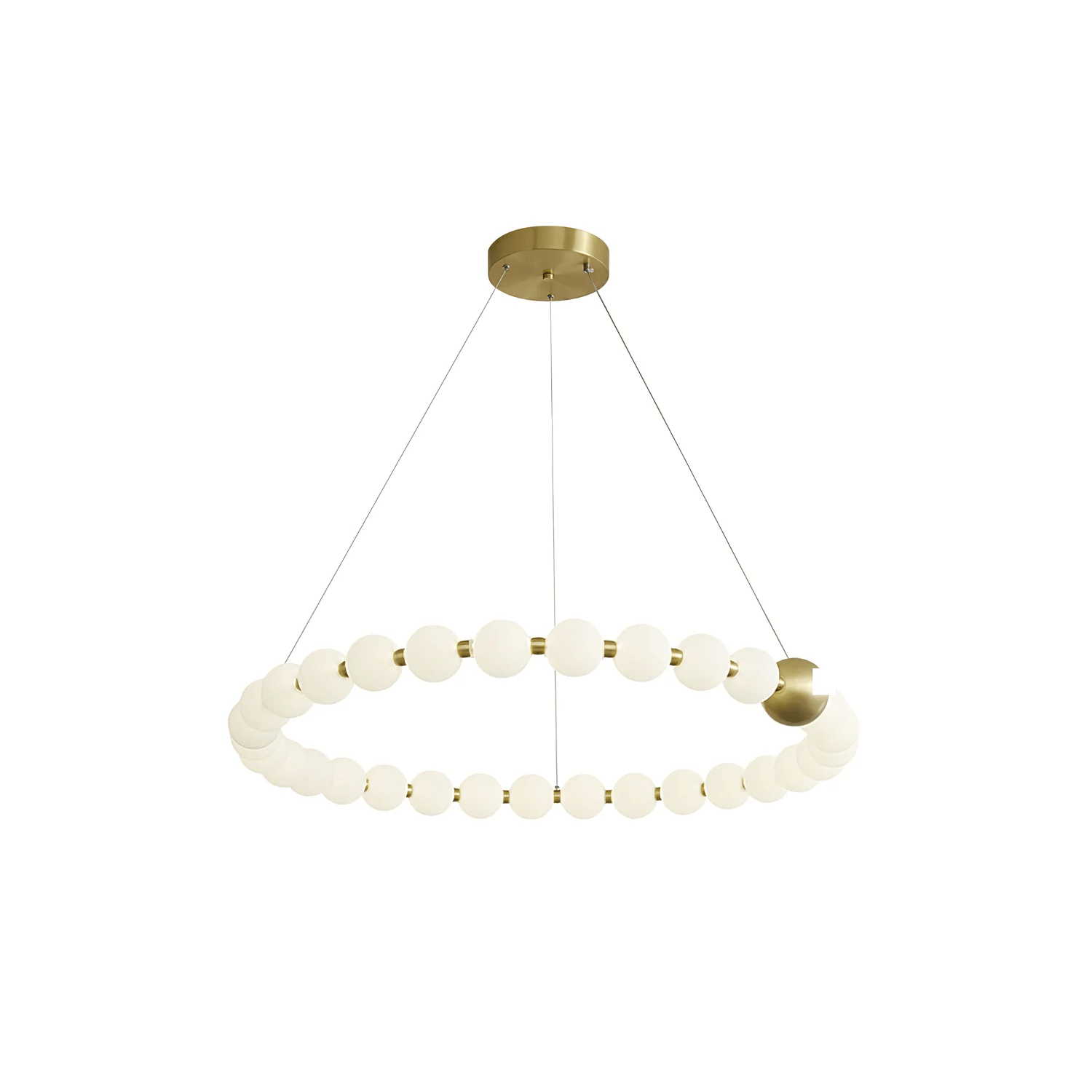 Hevrin Elegance Art Pearls Plastic Chandelier