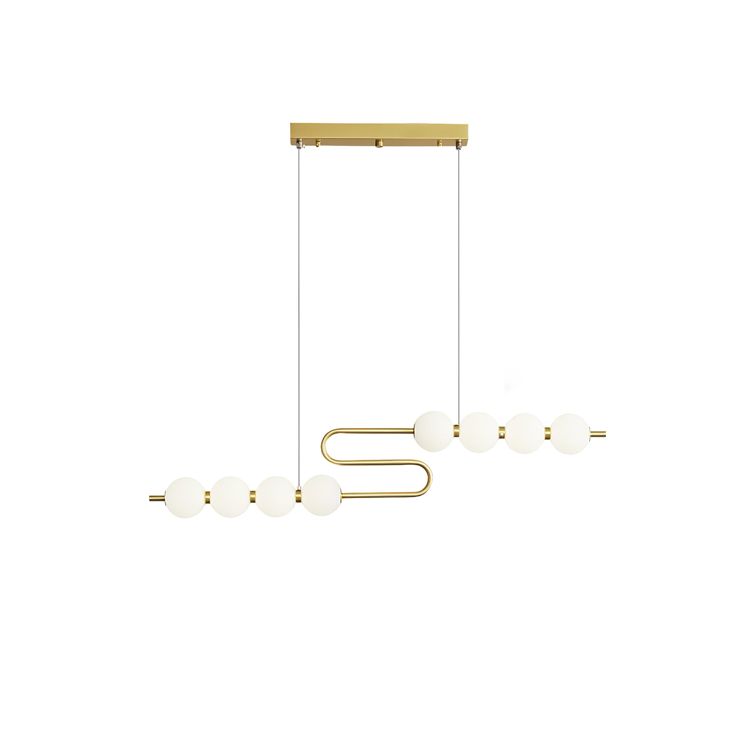 Hevrin Elegance Art Pearls Plastic Chandelier