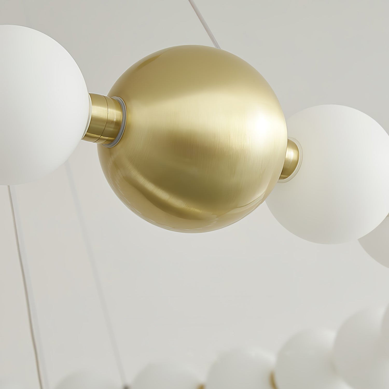 Hevrin Elegance Art Pearls Plastic Chandelier