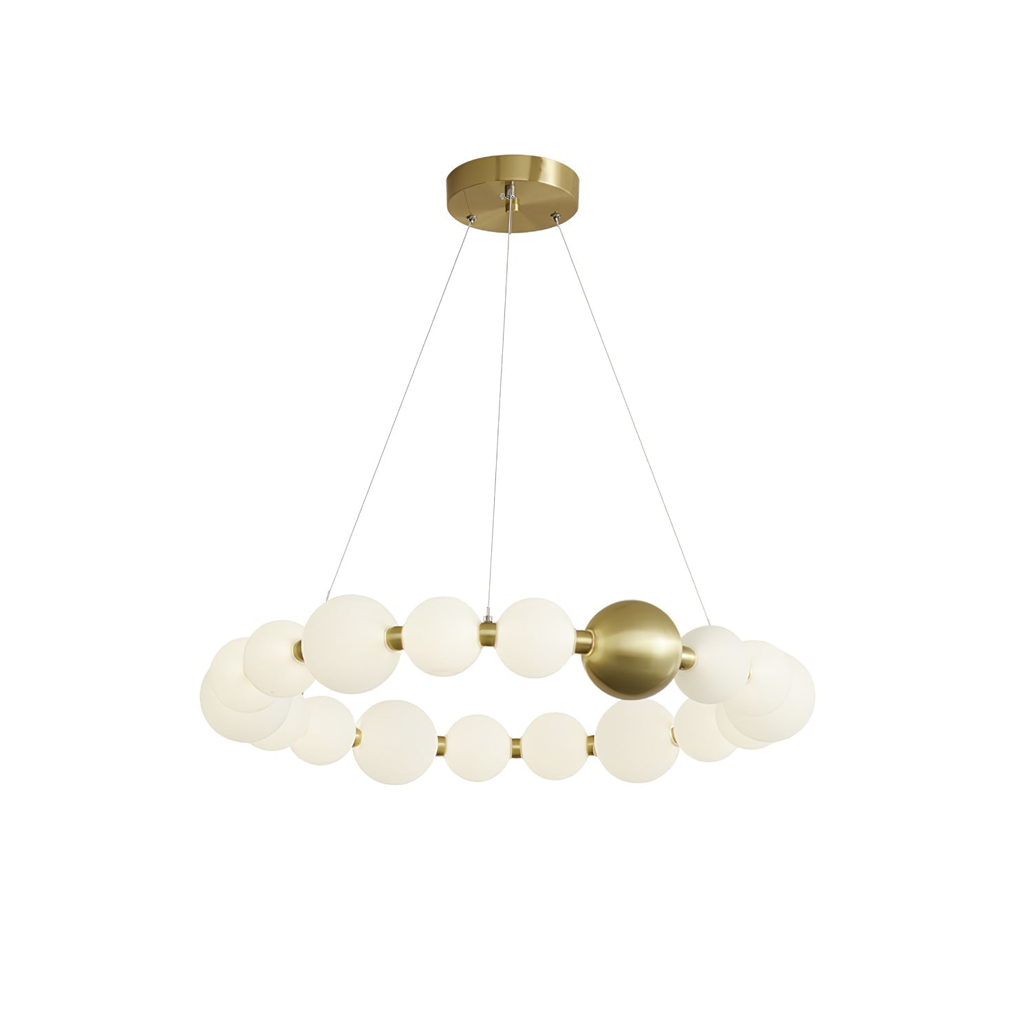 Hevrin Elegance Art Pearls Plastic Chandelier