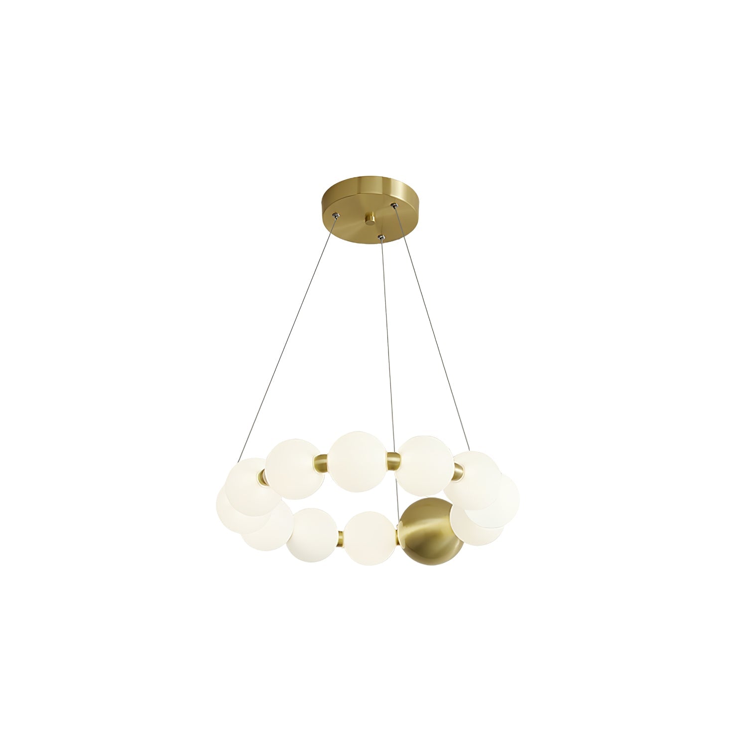 Hevrin Elegance Art Pearls Plastic Chandelier