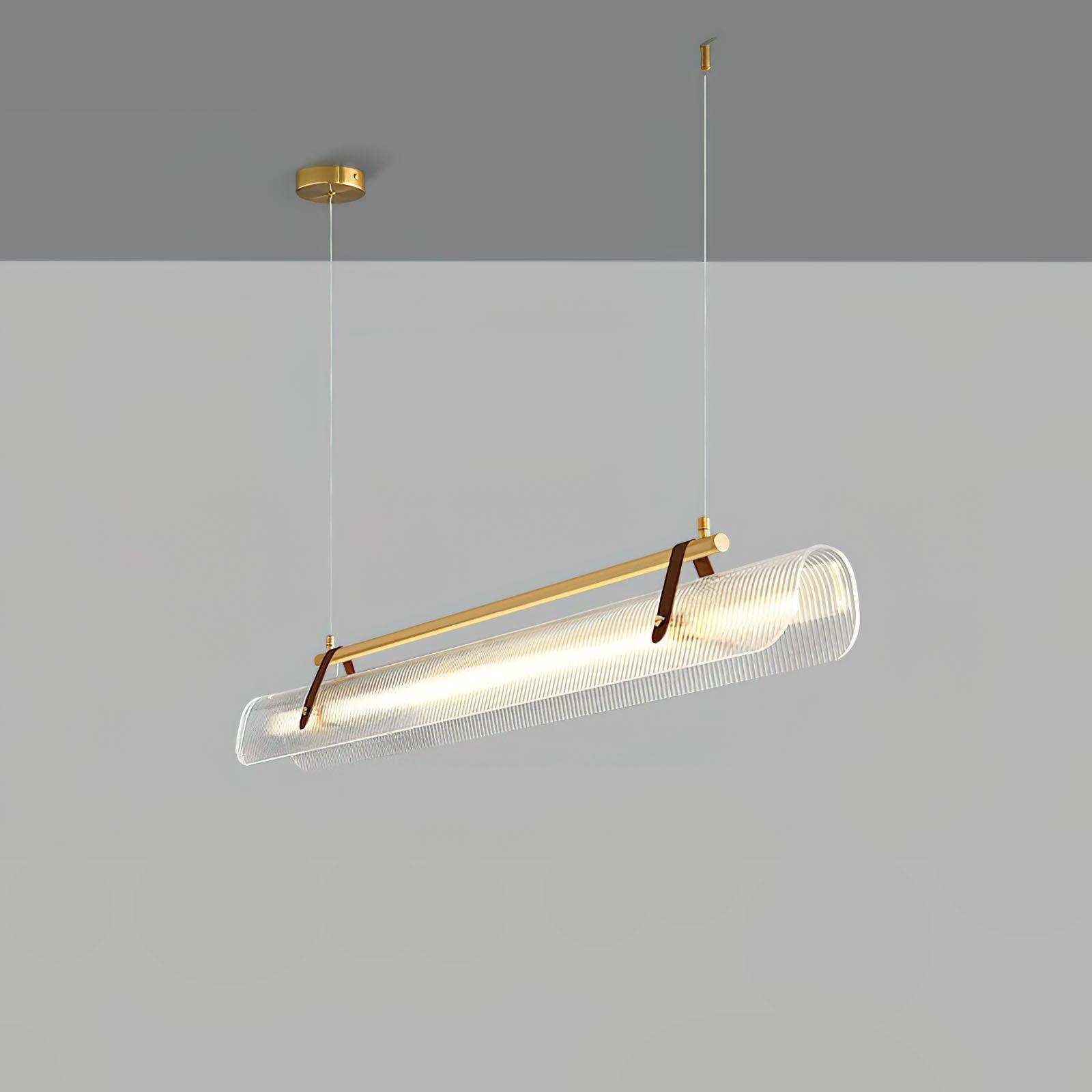 Niraenne Pendant Lamp Acrylic Linear Modern for Dining Room