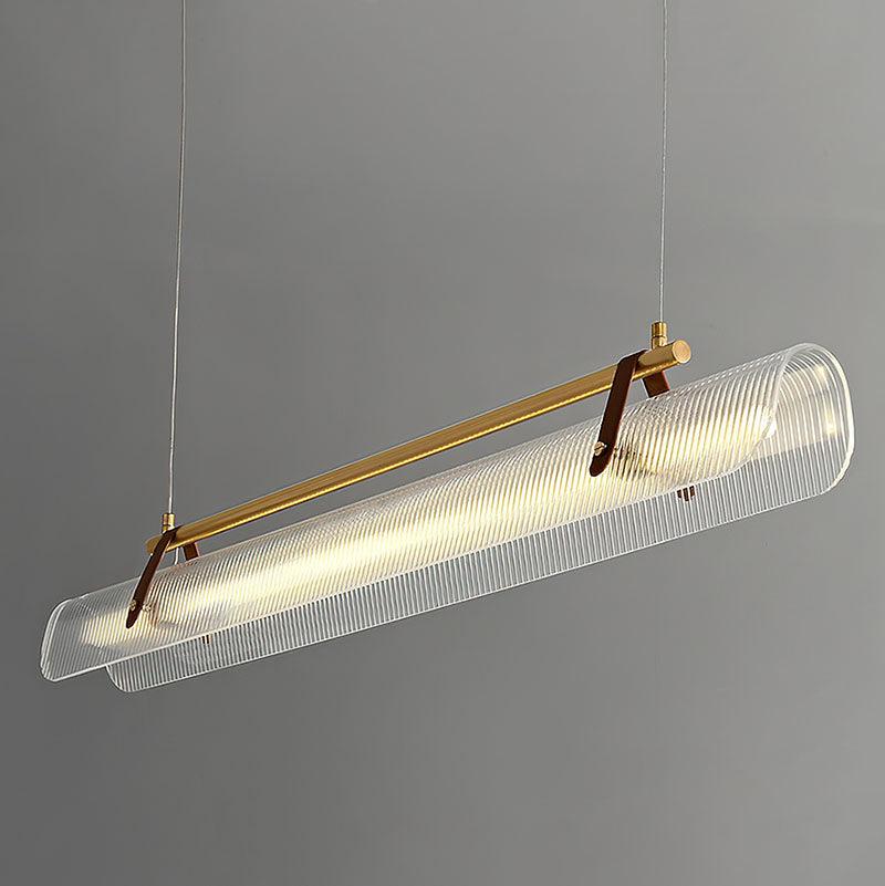 Niraenne Pendant Lamp Acrylic Linear Modern for Dining Room
