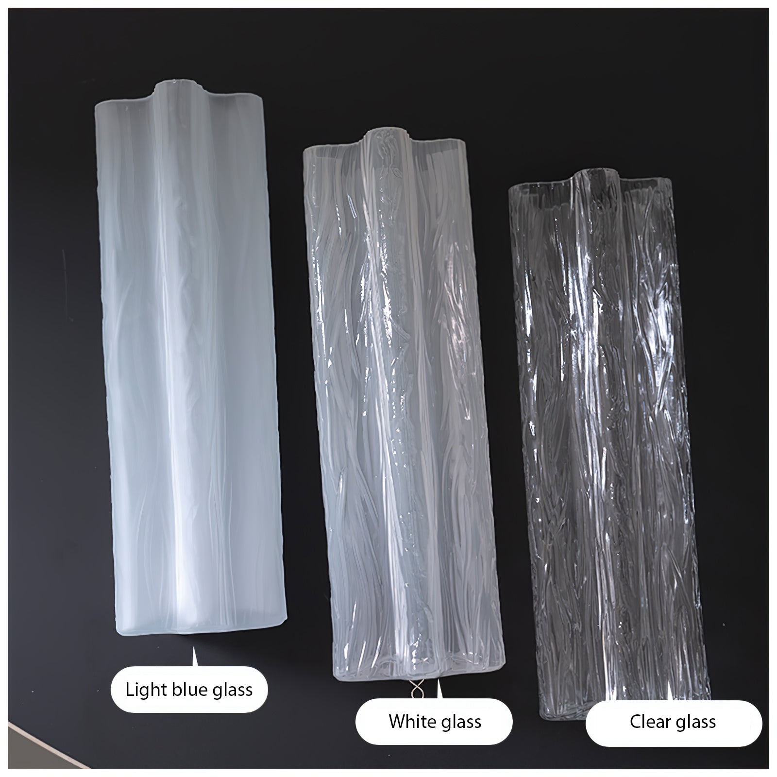 Bryndel Chandelier White Layered Tube