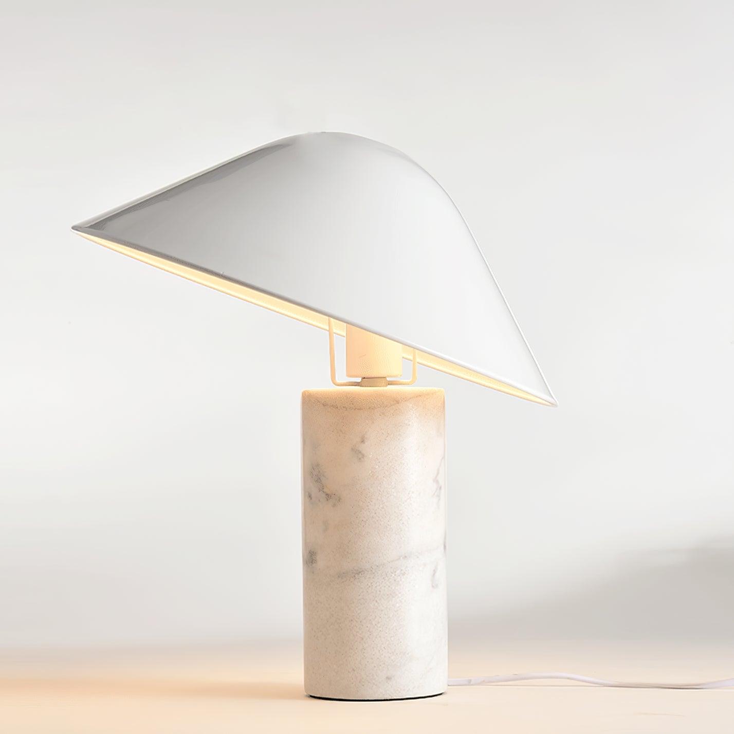 Elyrian Marble Minimalist Table Lamp
