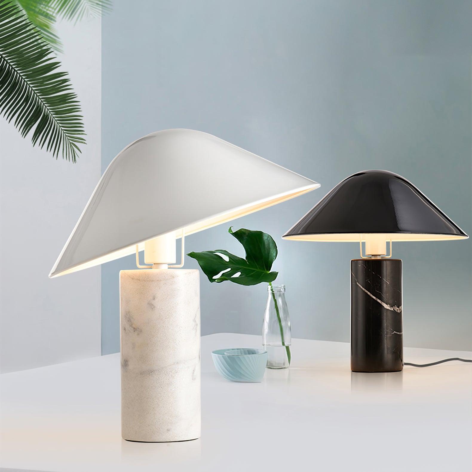 Elyrian Marble Minimalist Table Lamp
