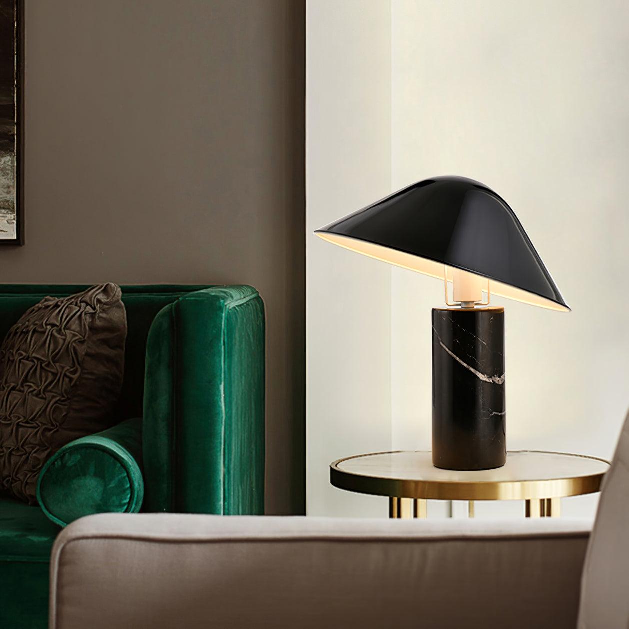Elyrian Marble Minimalist Table Lamp