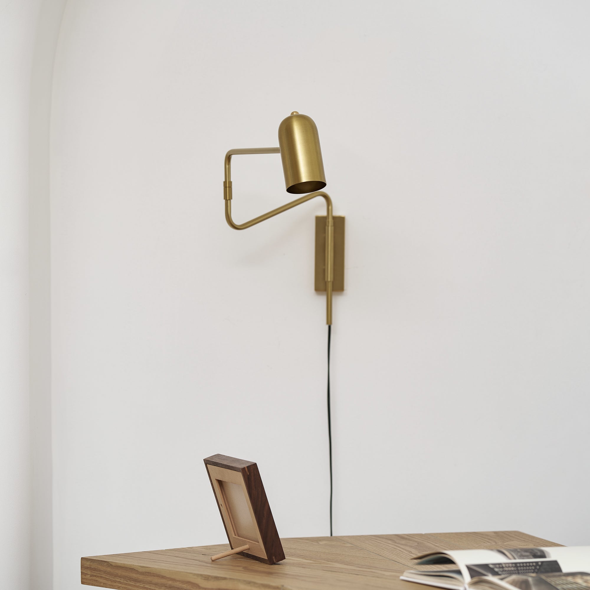 Havengrove Adjustable Arm Plug In Indoor Wall Light