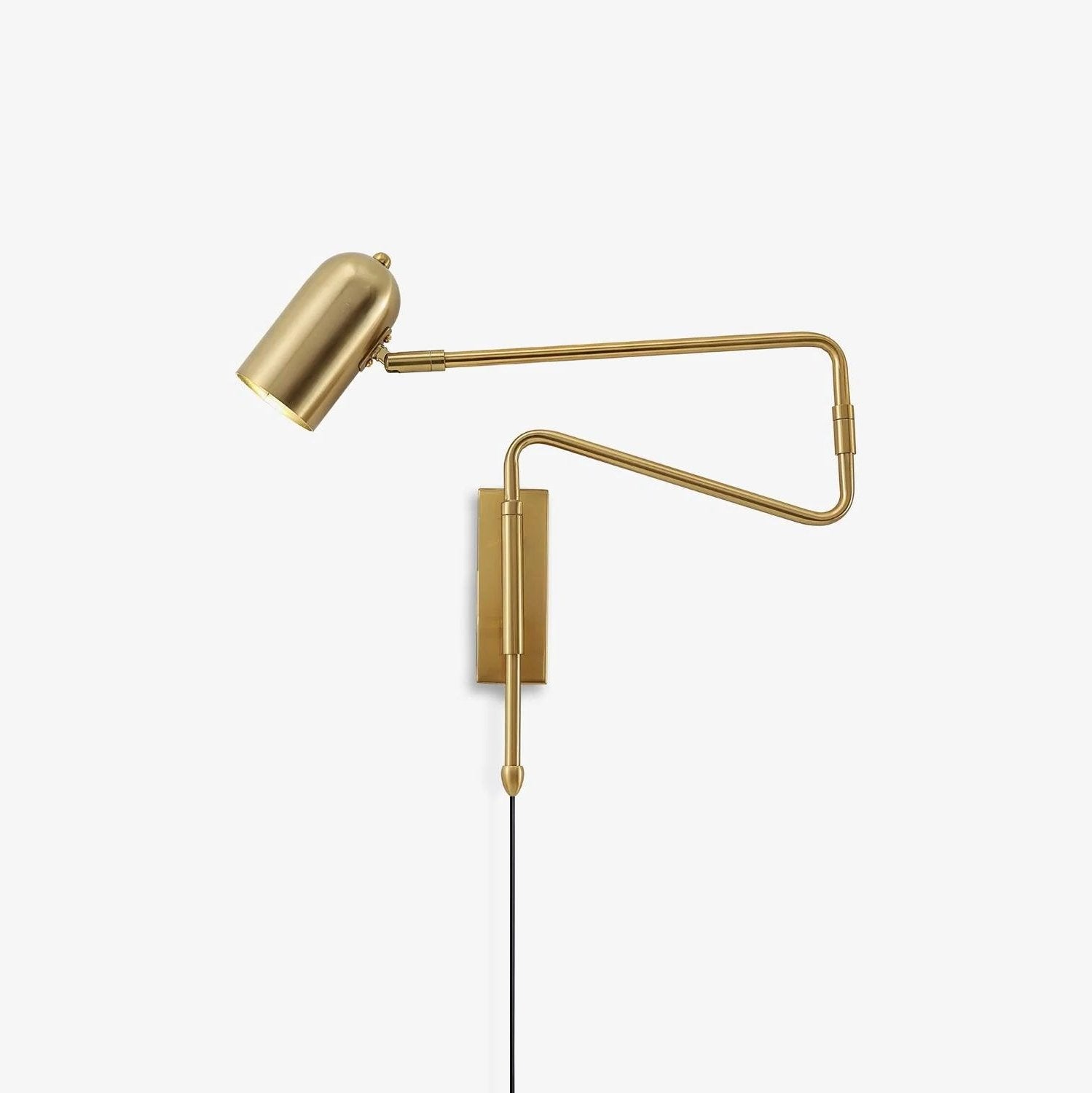 Nox Adjustable Arm Plug In Wall Lamp