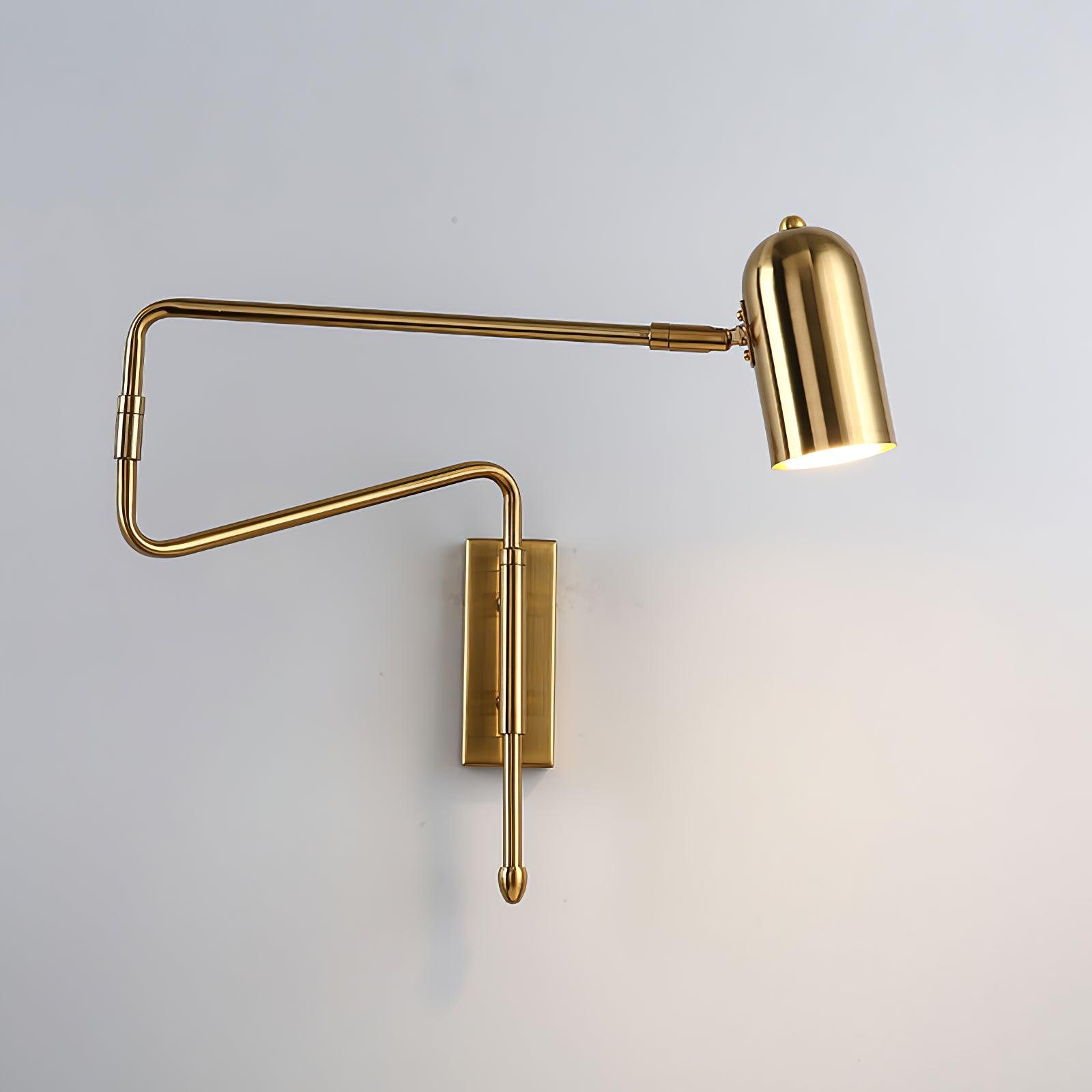 Nox Adjustable Arm Plug In Wall Lamp