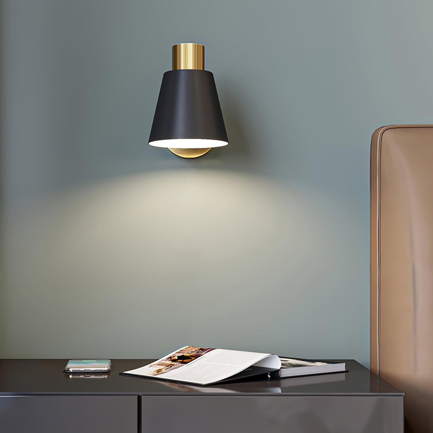 Eurmiros Modern Minimalist Adjustable Armed Wall Lamp - Neutral Decor
