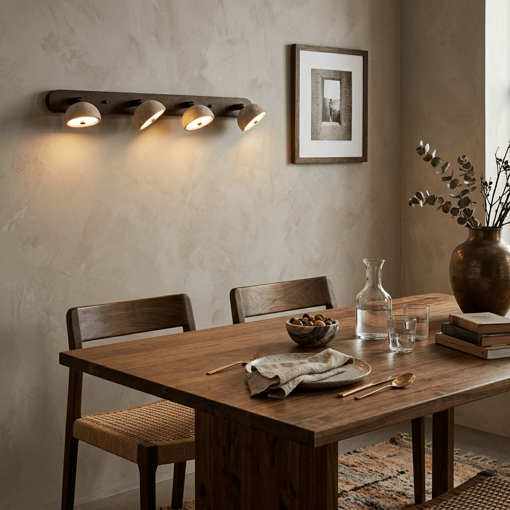 Valienne Travertine Dome Vanity Light