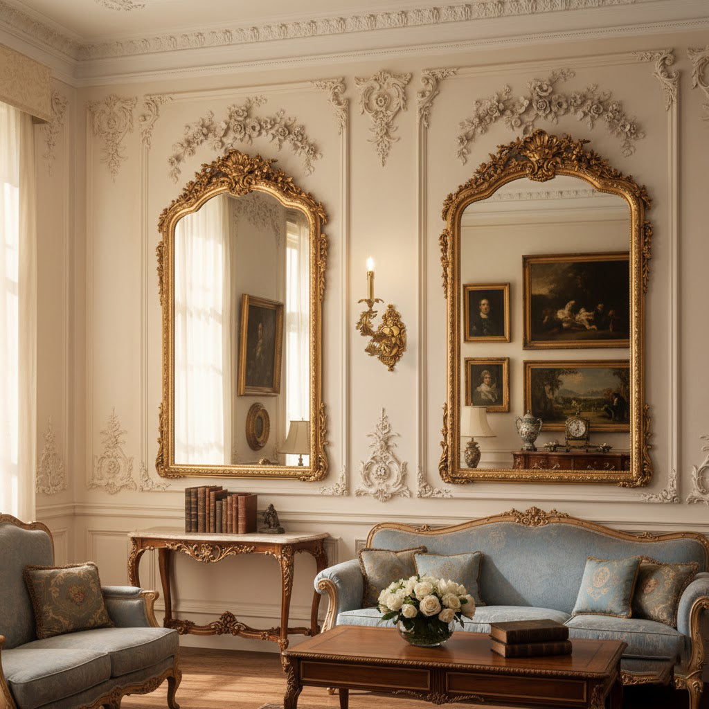 Golden Cartouche Wall Lamp