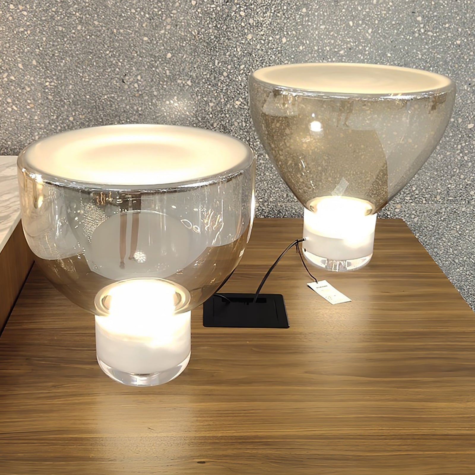 Cavm Glass Elegant Table Lamp