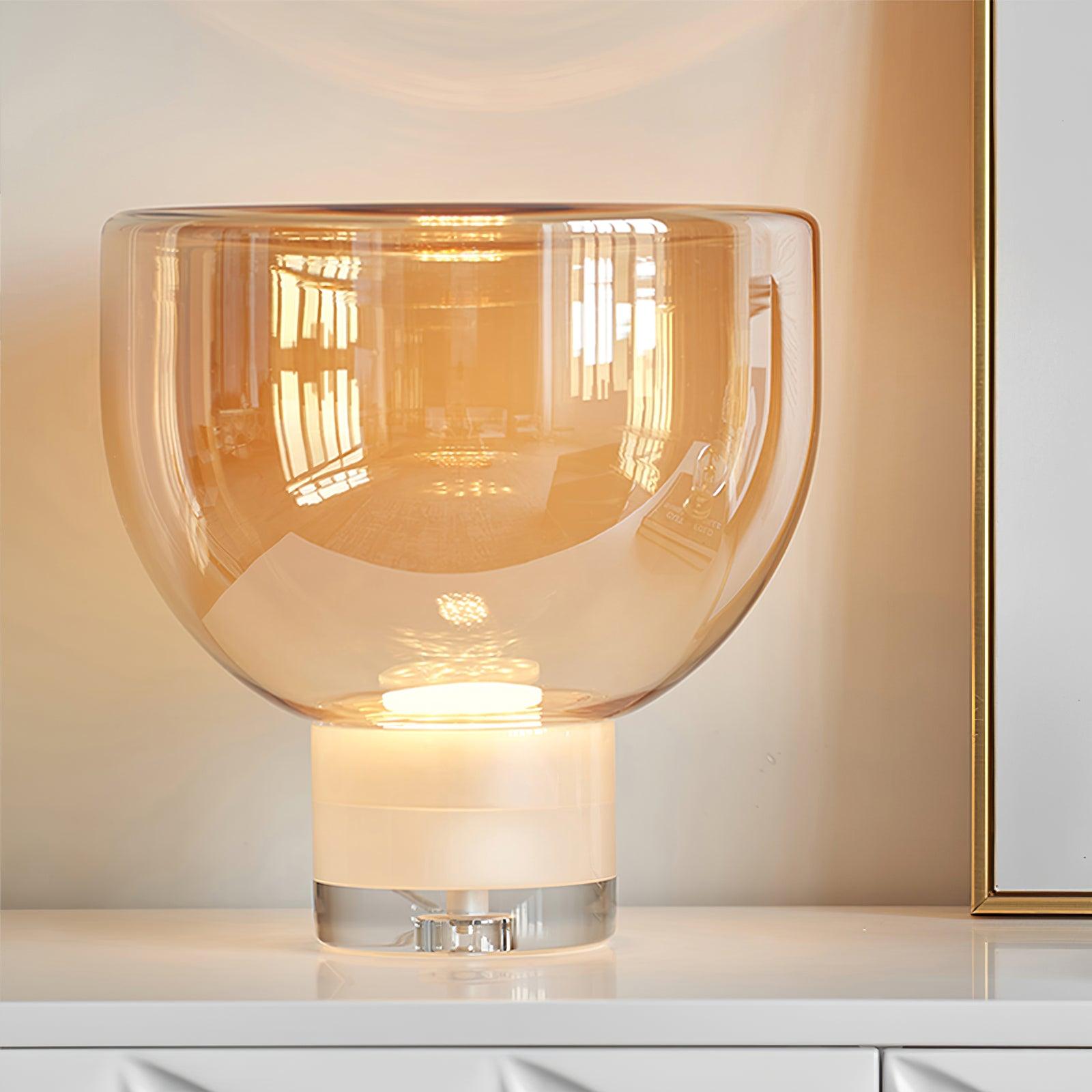 Cavm Glass Elegant Table Lamp