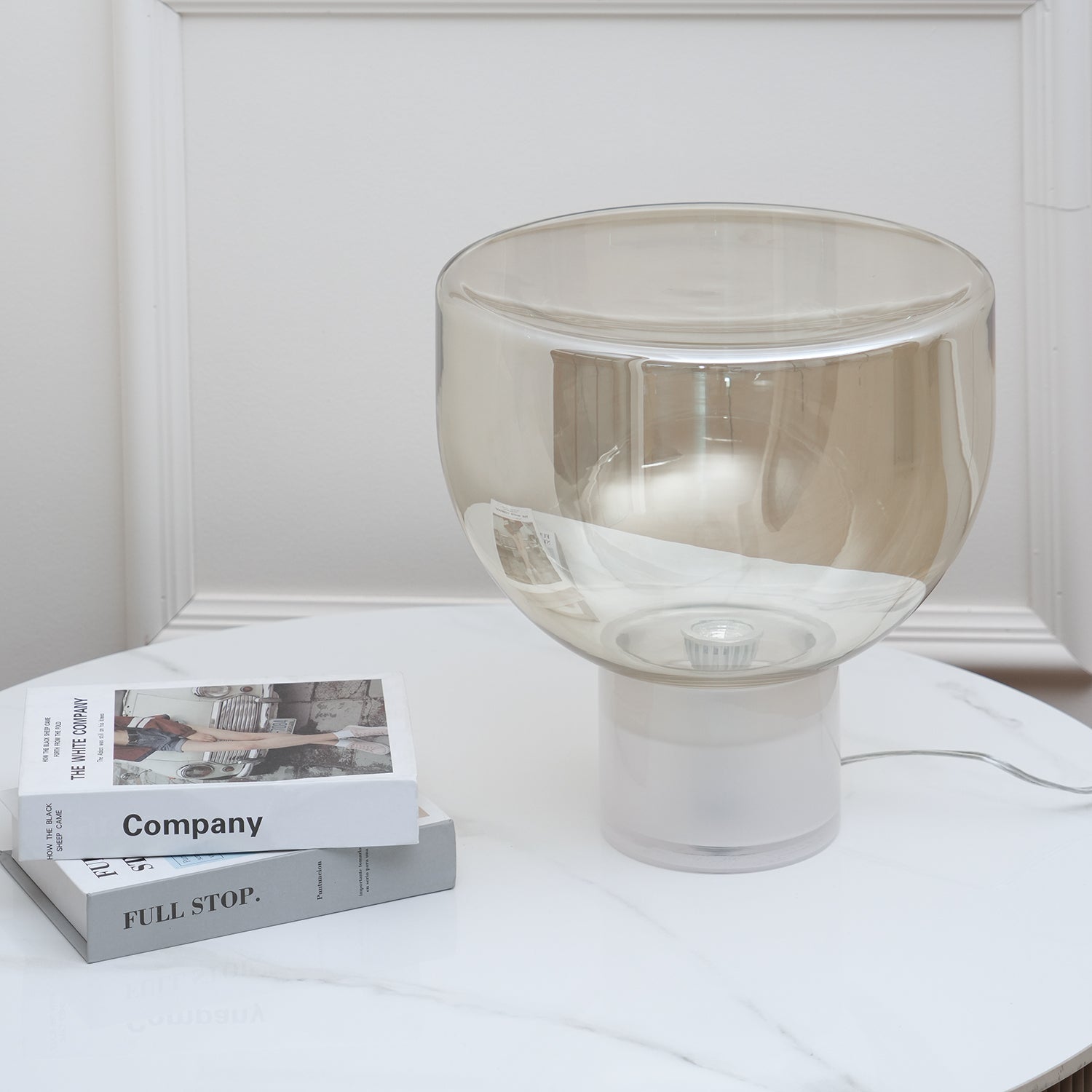 Cavm Glass Elegant Table Lamp