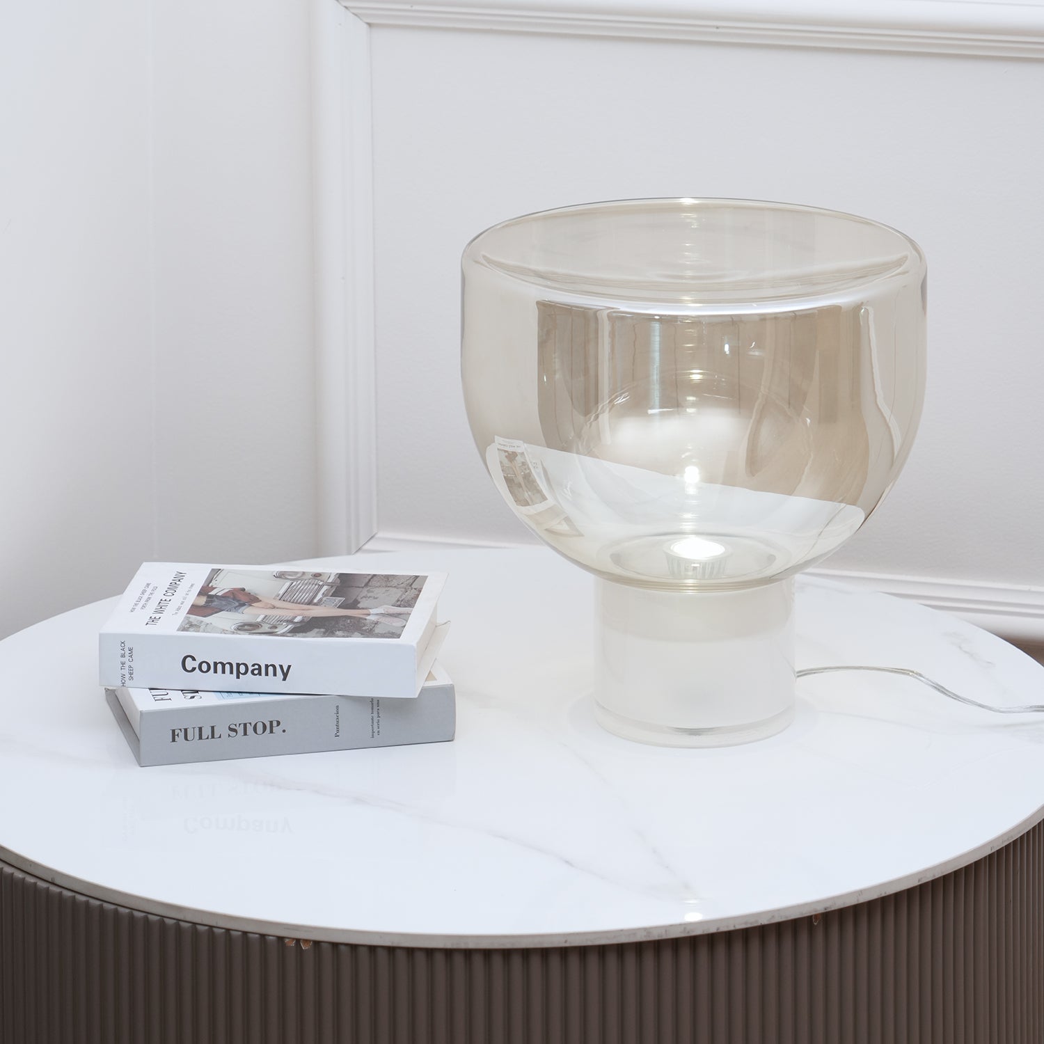 Cavm Glass Elegant Table Lamp