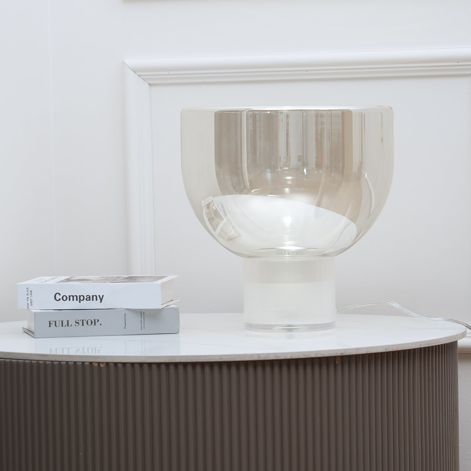 Cavm Glass Elegant Table Lamp