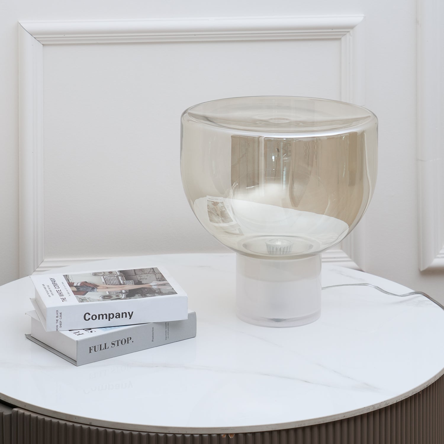 Cavm Glass Elegant Table Lamp