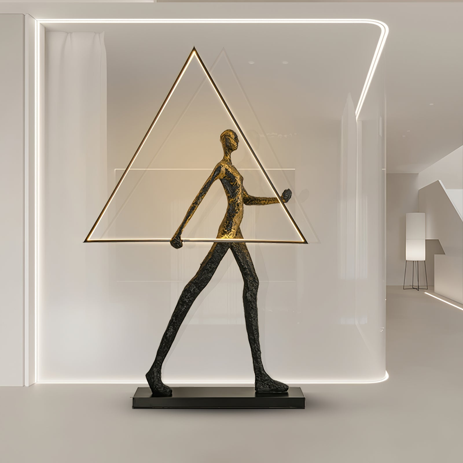 Cirarelia Floor Lamp Sculpture LED Figure