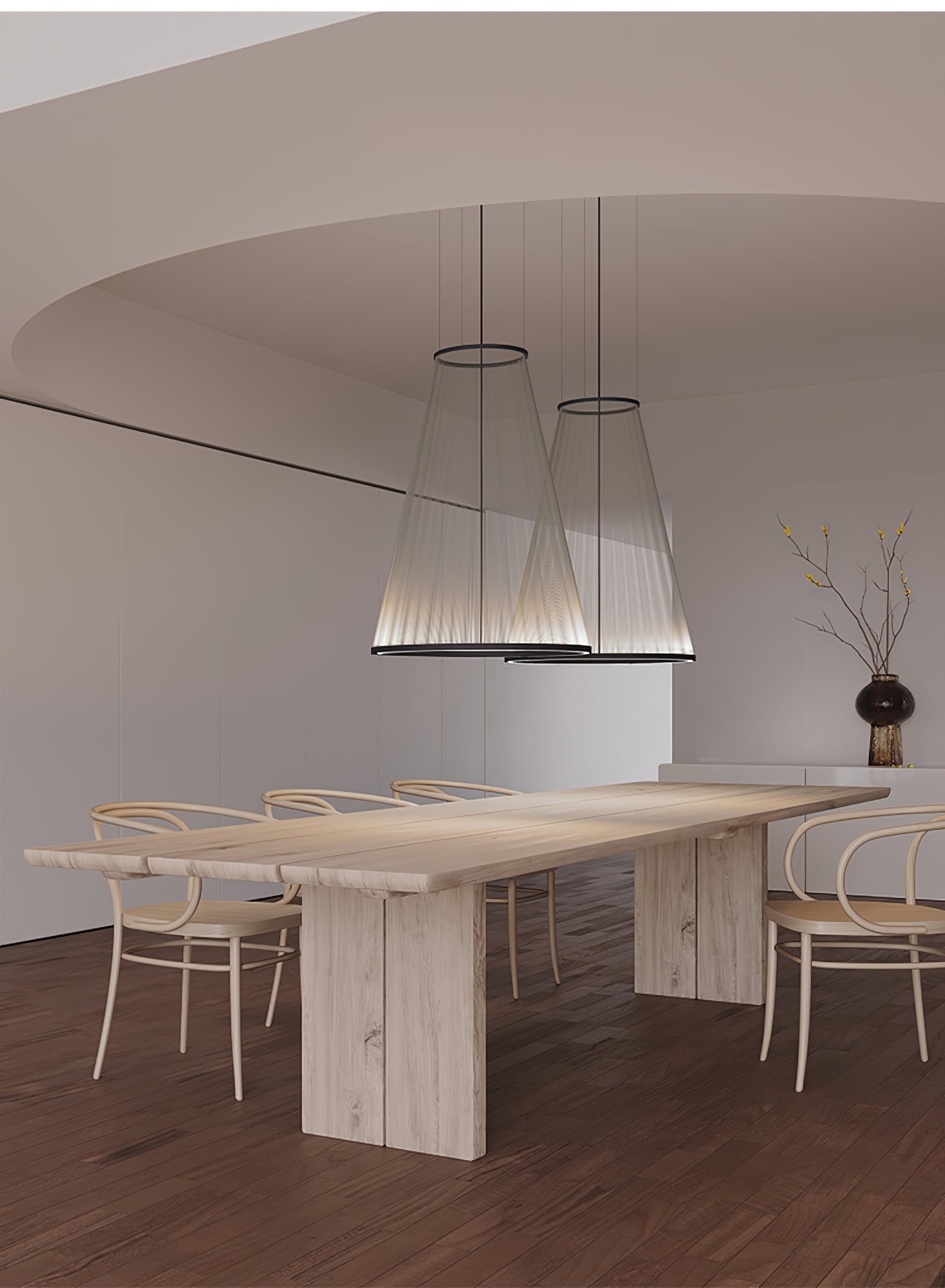 Hyn Minimalist Aluminum Pendant Light