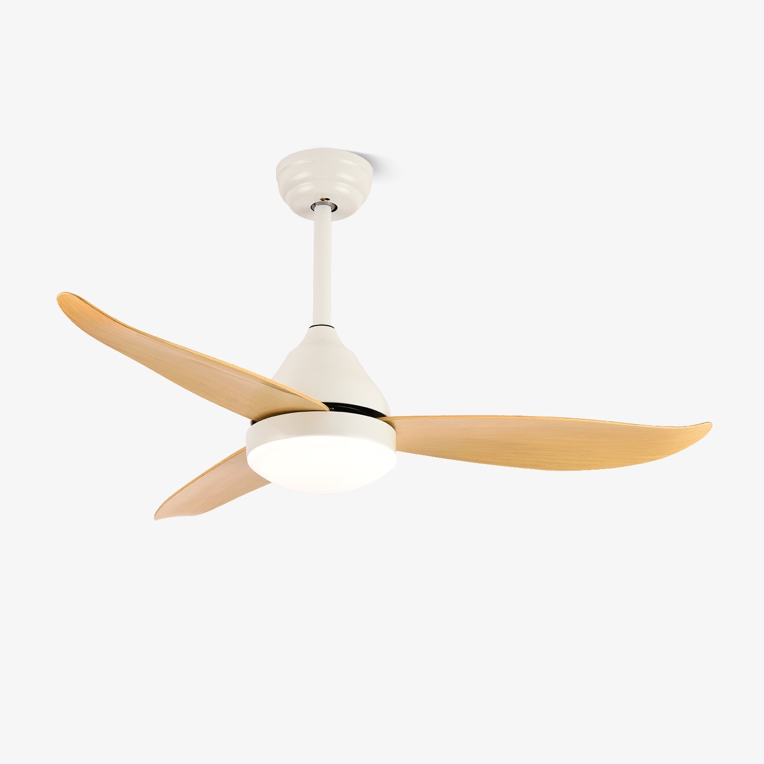Fia Modern Wood Ceiling Fan with Light