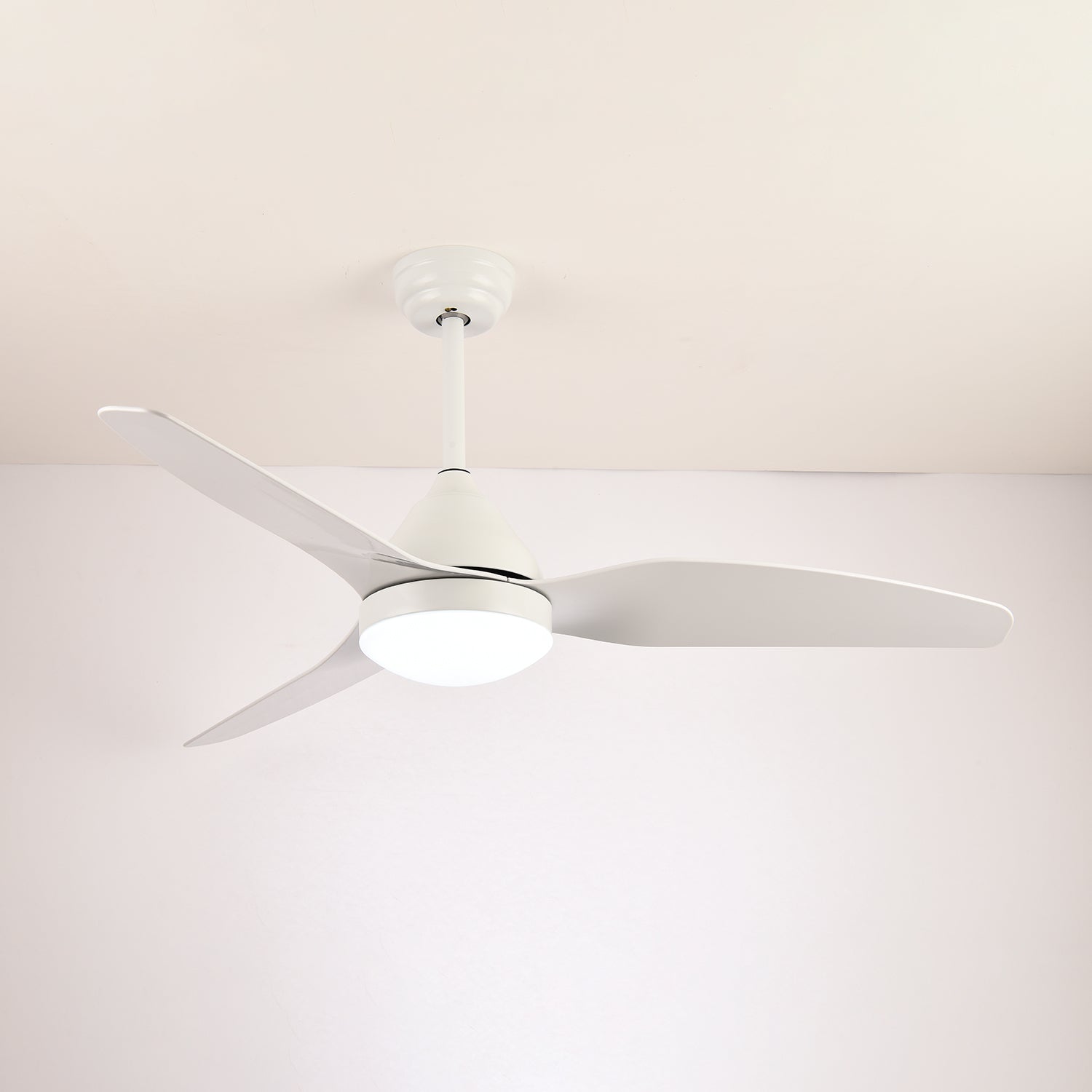 Fia Modern Wood Ceiling Fan with Light